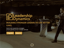 Tablet Screenshot of leadershipdynamics.com.au